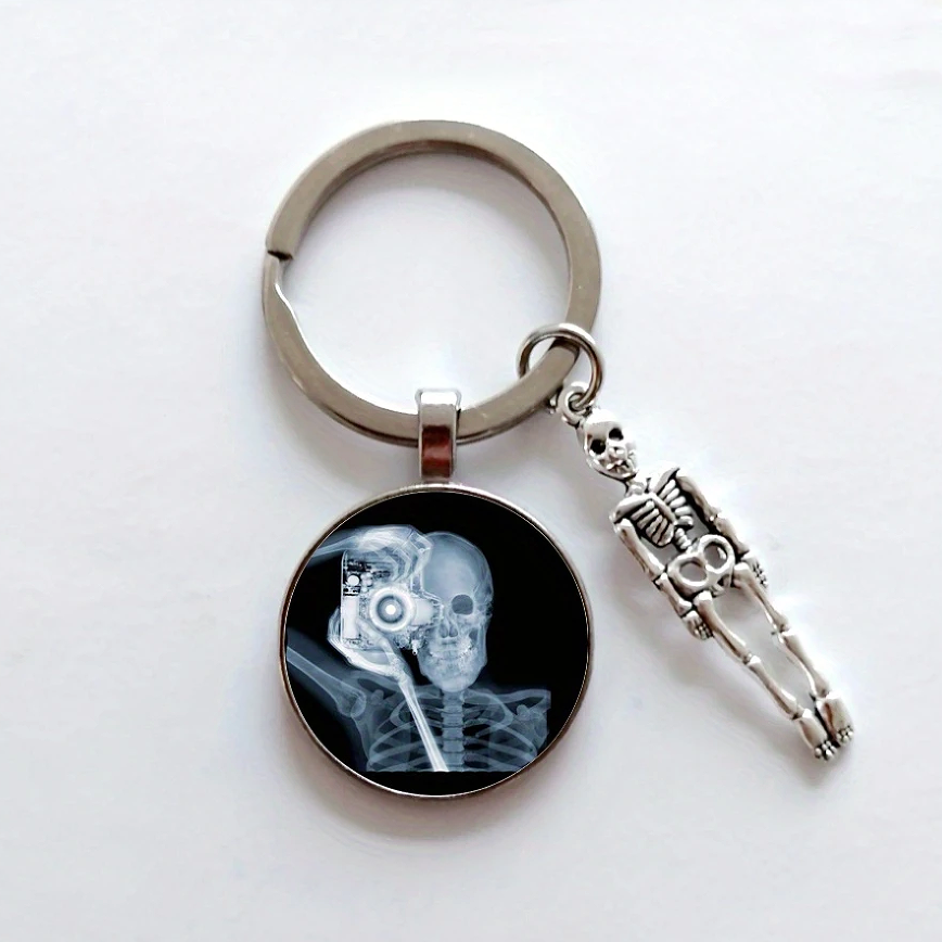 Xbody Health & Wellness - X-ray keychain, human body image keychain,