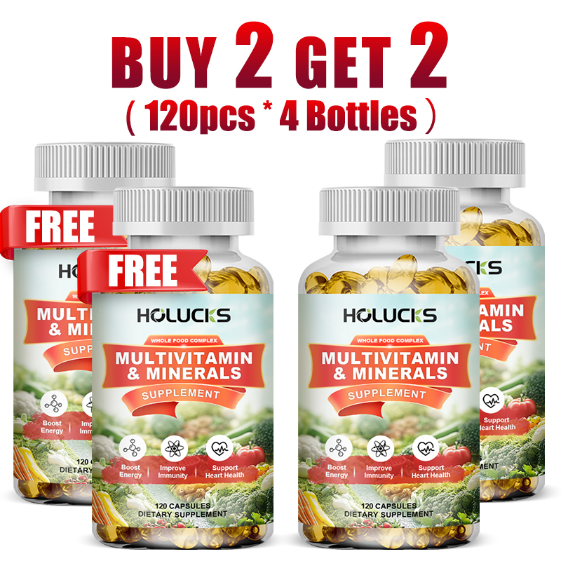 Health Wellness Product - HOLUCKS Multivitamins & Multiminerals Supplement with