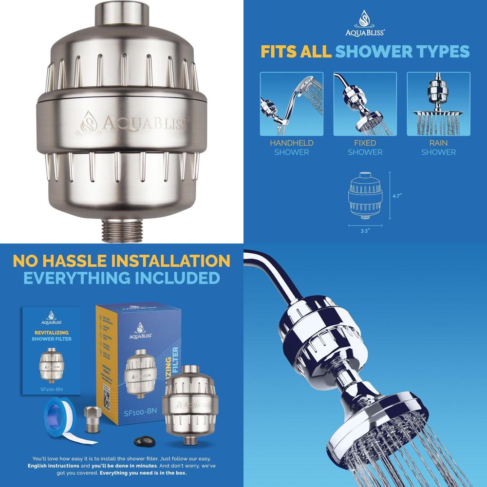 Health & Wellness Expo 2025 - High Output AquaBliss Shower Filter -