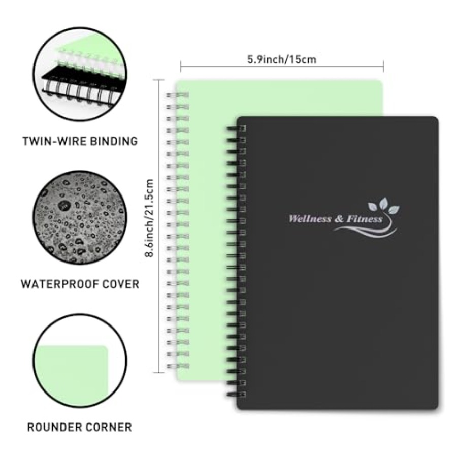 Wellness Planner and Fitness L - Health Wellness Journal Weight Loss recensie en prijs