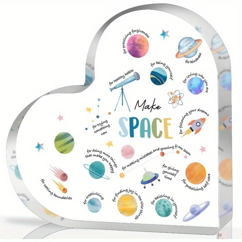 Acrylic Heart Mental Health De - Therapy Health And Wellness recensie en prijs