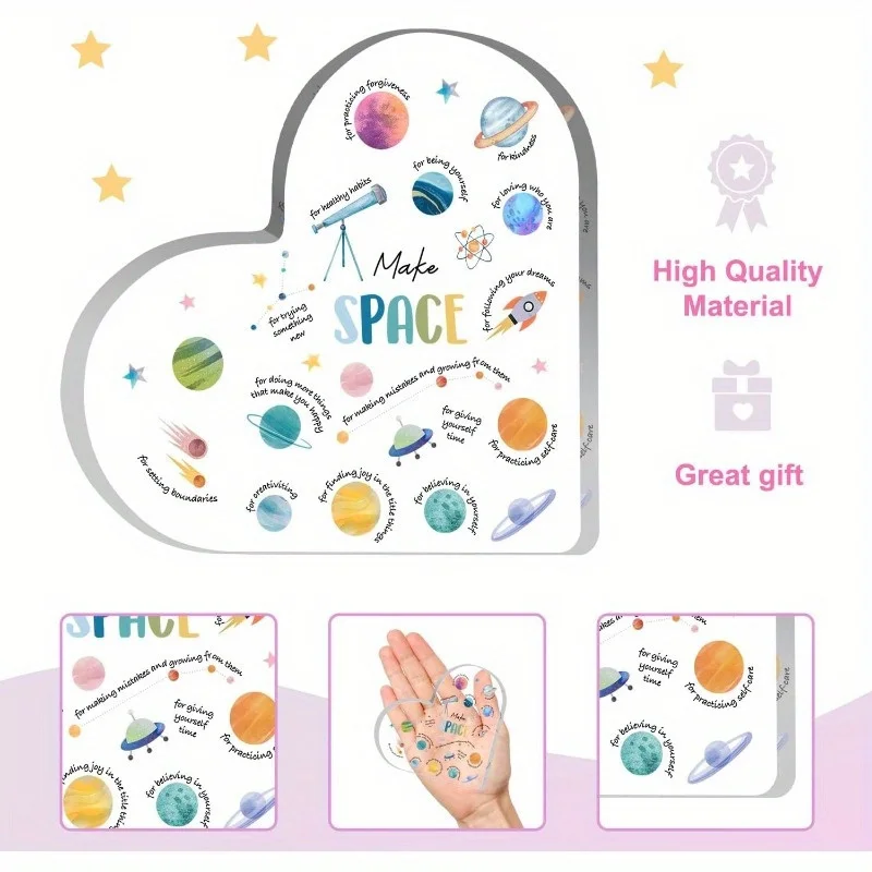 Acrylic Heart Mental Health De - Therapy Health And Wellness recensie en prijs
