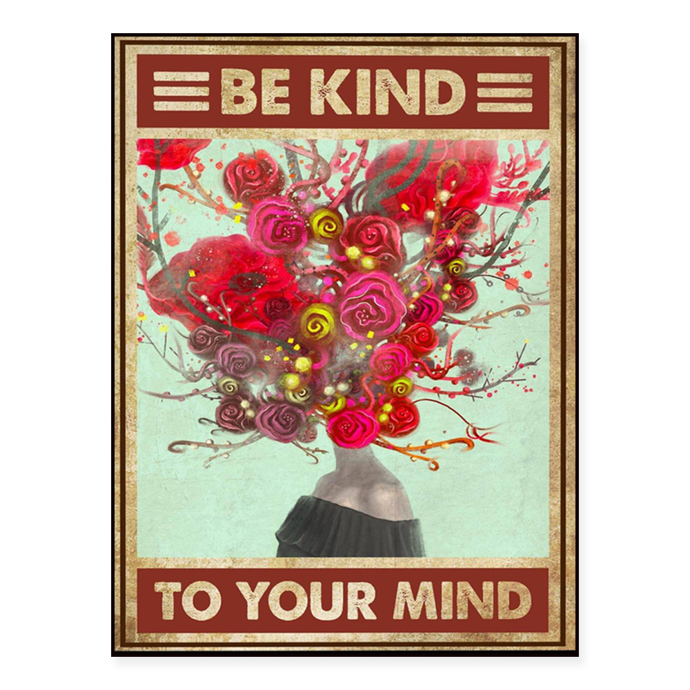 Treat your mind well: Women's  - Health Wellness Poster recensie en prijs