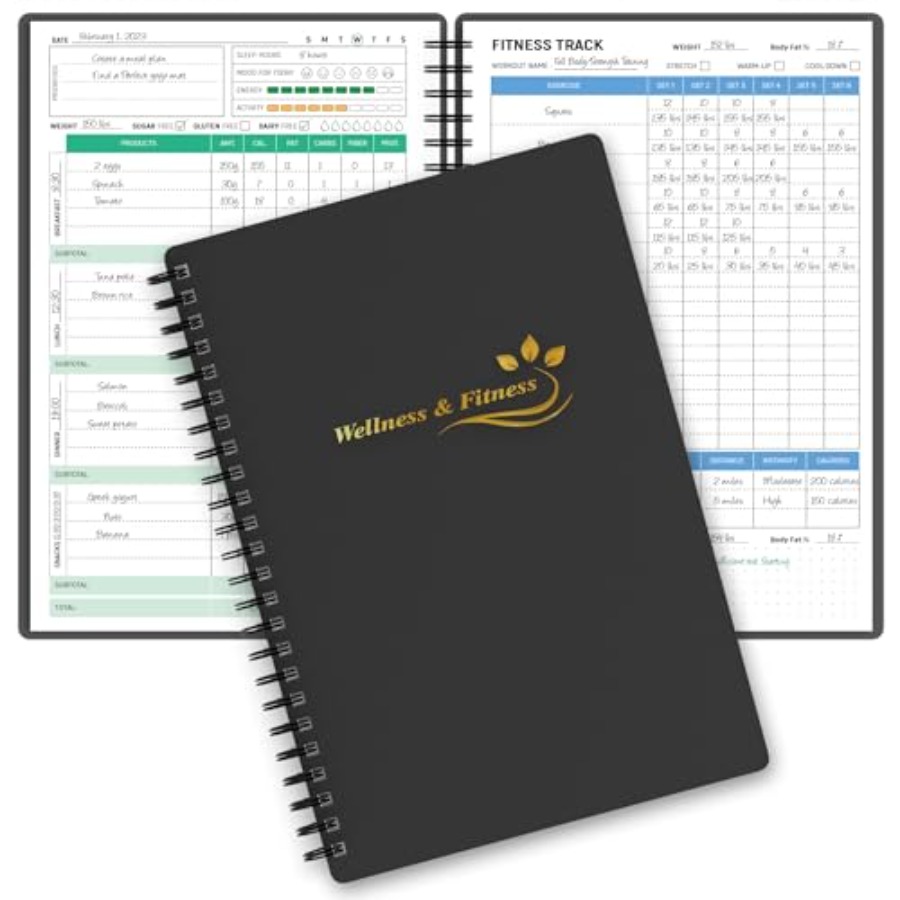 Wellness Planner and Fitness L - Health Wellness Journal Weight Loss recensie en prijs