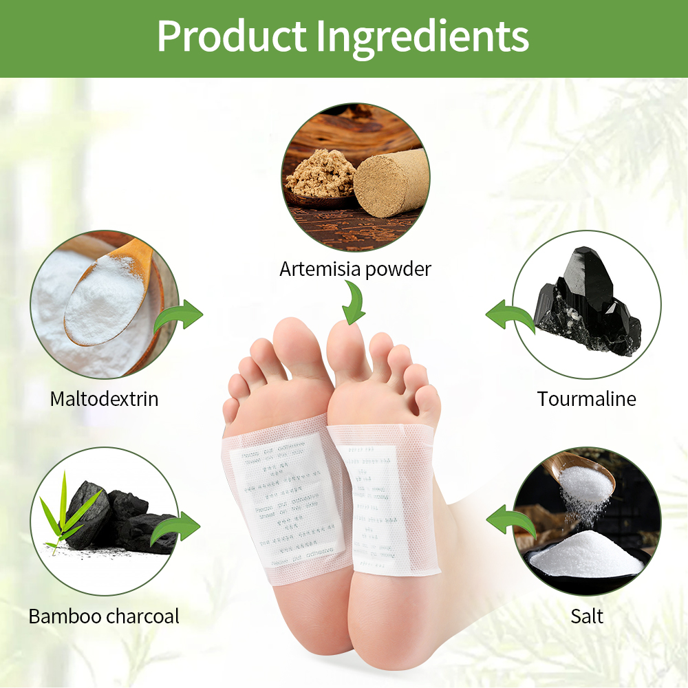 100PCS Natural Detox Foot Bamb - Detox Foot Patch recensie en prijs