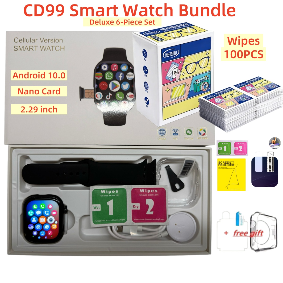 CD99 watch X 5G smartwatch 2.2 - Xbody Health & Wellness recensie en prijs