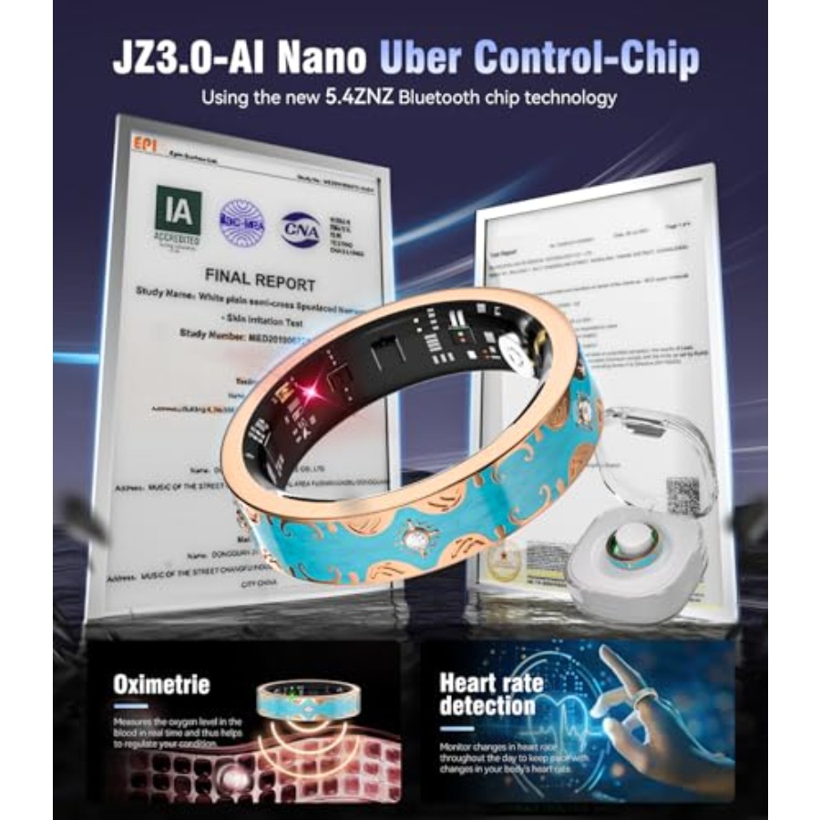 7 Gen Diamond Smart Ring for W - Wellness Health. Ring recensie en prijs