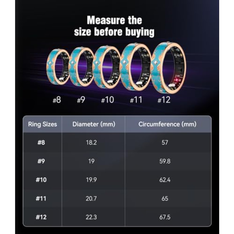 7 Gen Diamond Smart Ring for W - Wellness Health. Ring recensie en prijs