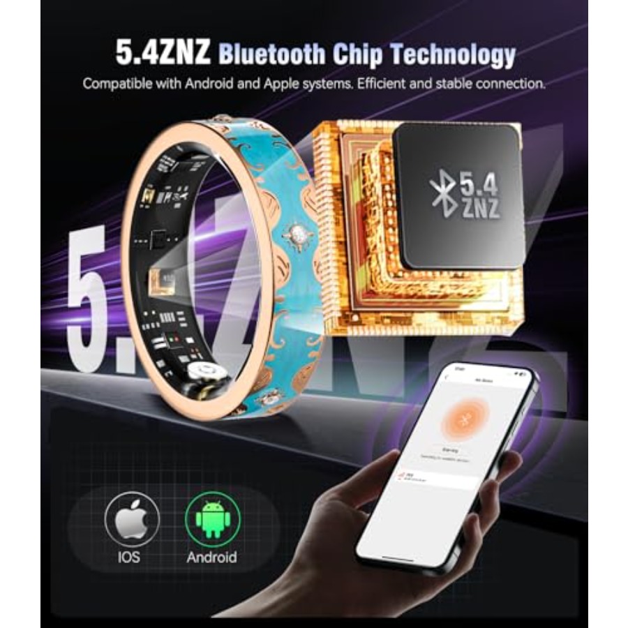7 Gen Diamond Smart Ring for W - Wellness Health. Ring recensie en prijs