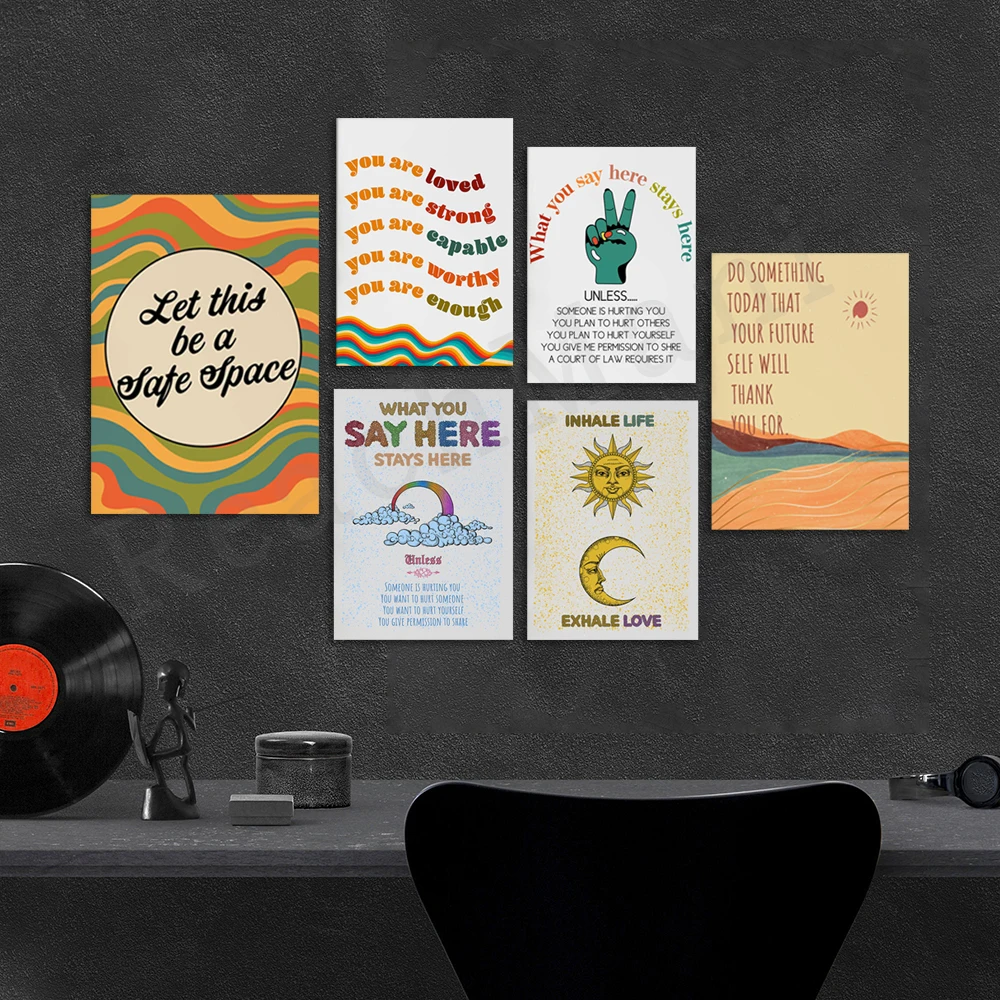 Self Care Mental Health Therap - Health Wellness Poster recensie en prijs