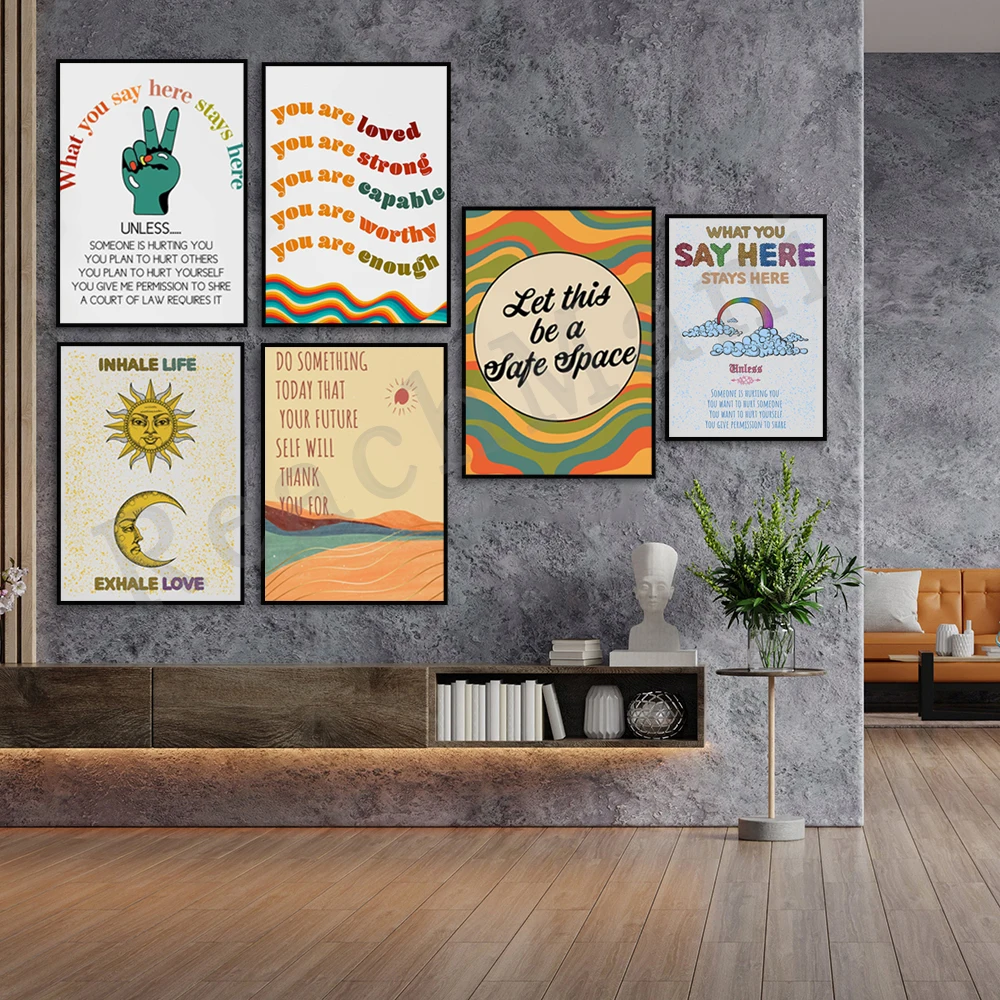 Self Care Mental Health Therap - Health Wellness Poster recensie en prijs