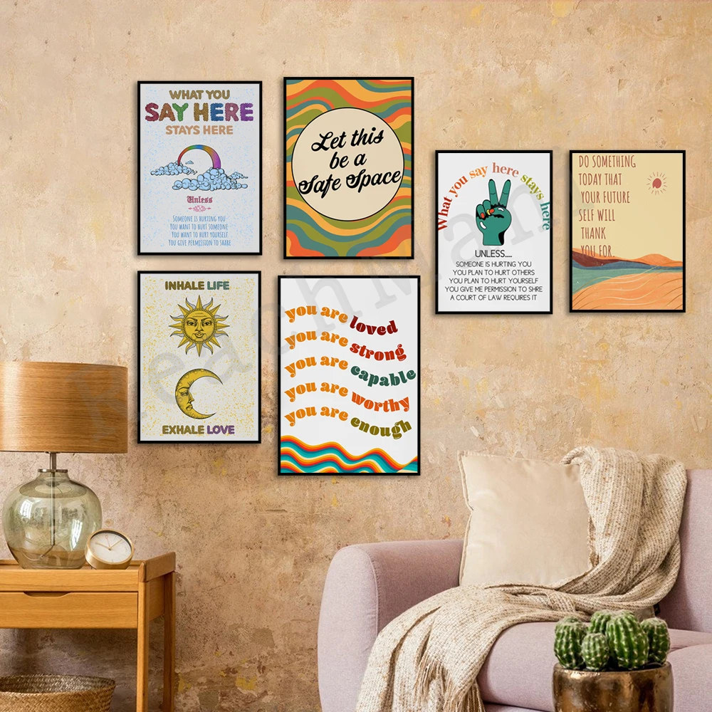 Self Care Mental Health Therap - Health Wellness Poster recensie en prijs