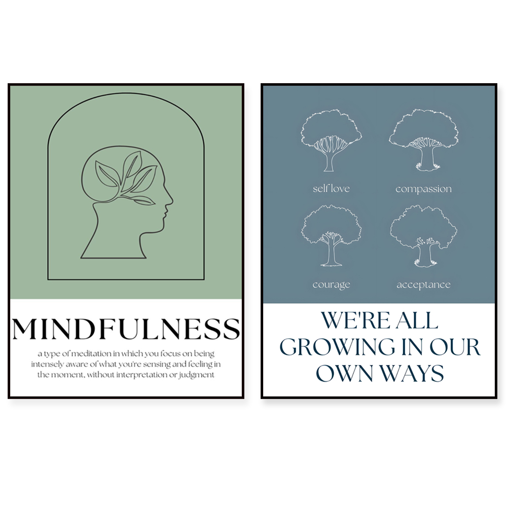 Mindfulness print, it's a safe - Health Wellness Poster recensie en prijs