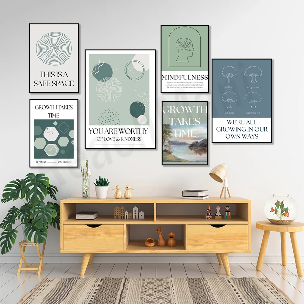 Mindfulness print, it's a safe - Health Wellness Poster recensie en prijs